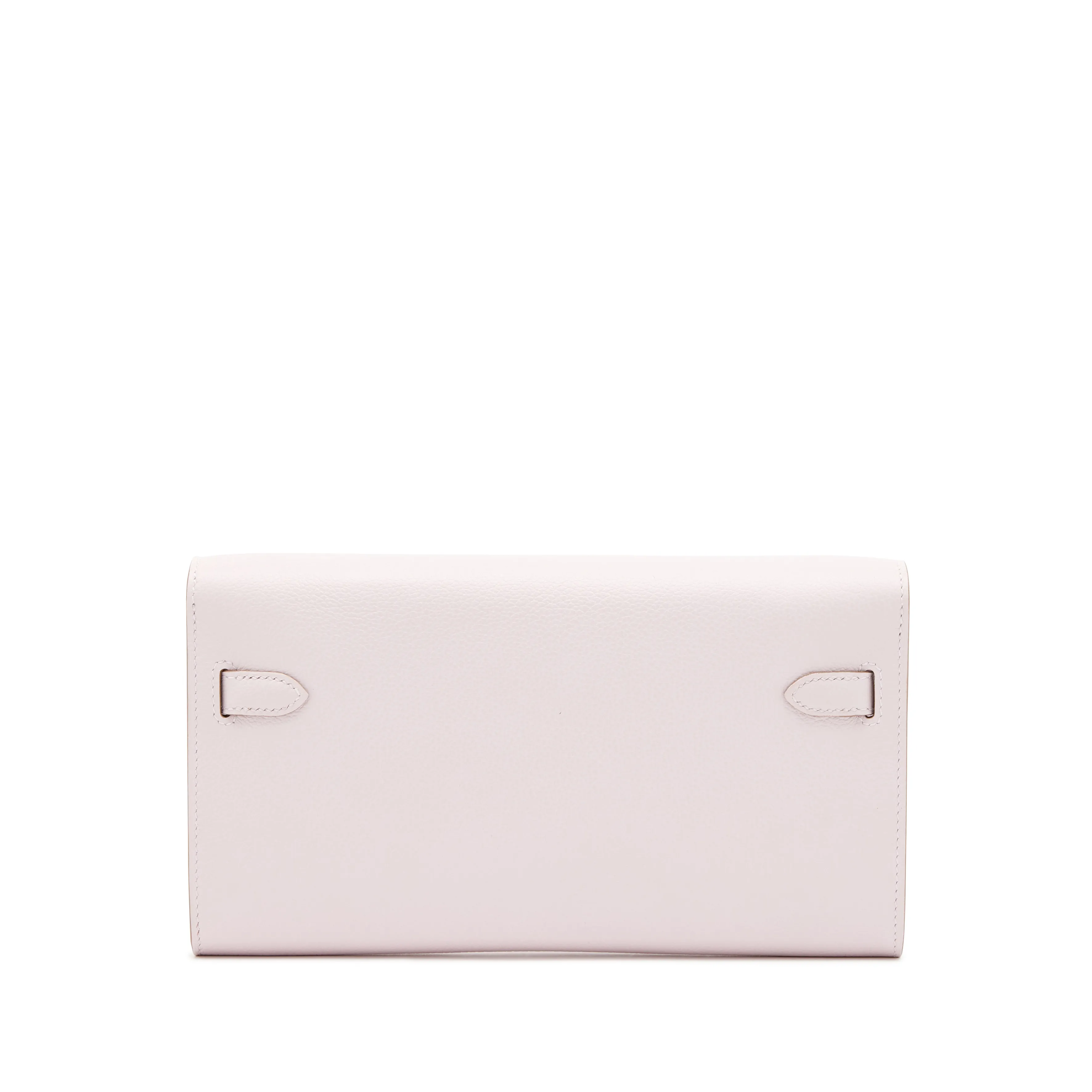 Hermès Mauve Pale Evercolor Kelly To Go Wallet Palladium Hardware, 2023