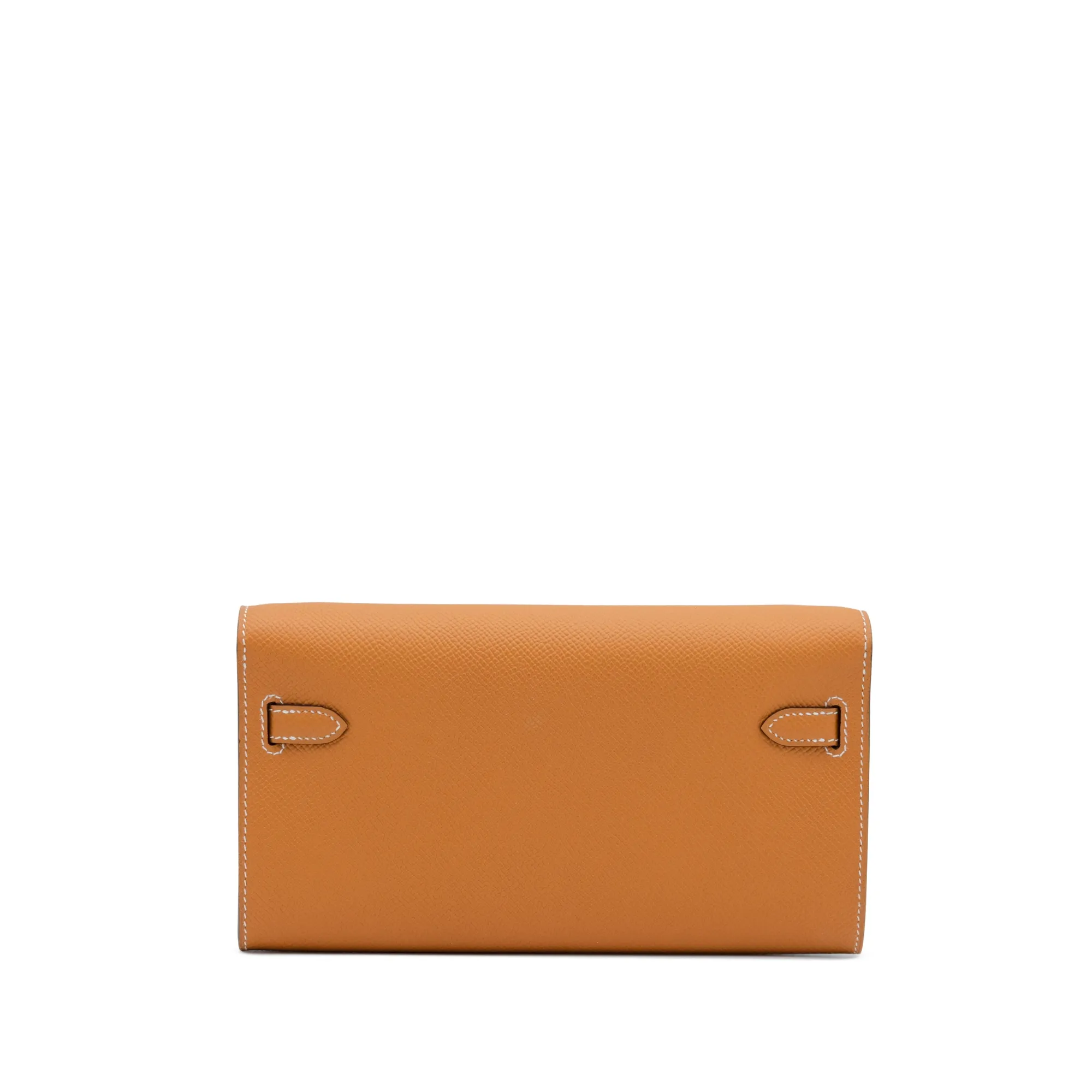 Hermès Toffee Epsom Kelly-To-Go Wallet Gold Hardware, 2023