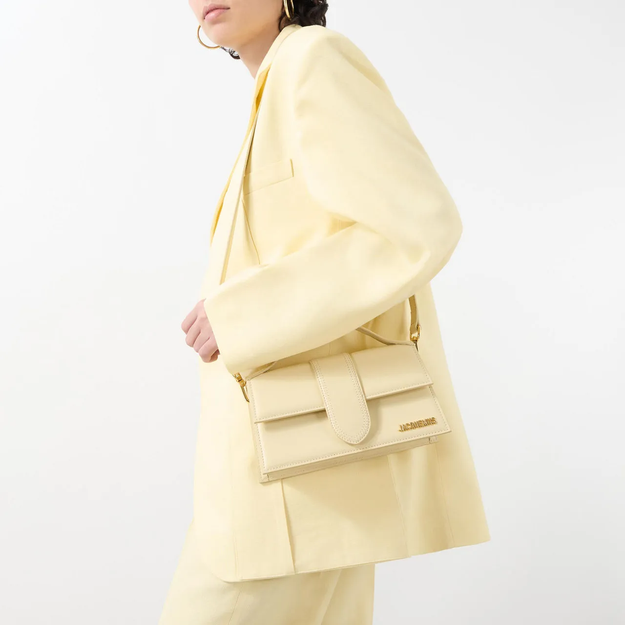 JACQUEMUS The Sustainable Edit Le Grand Bambino Crossbody Bag - Ivory