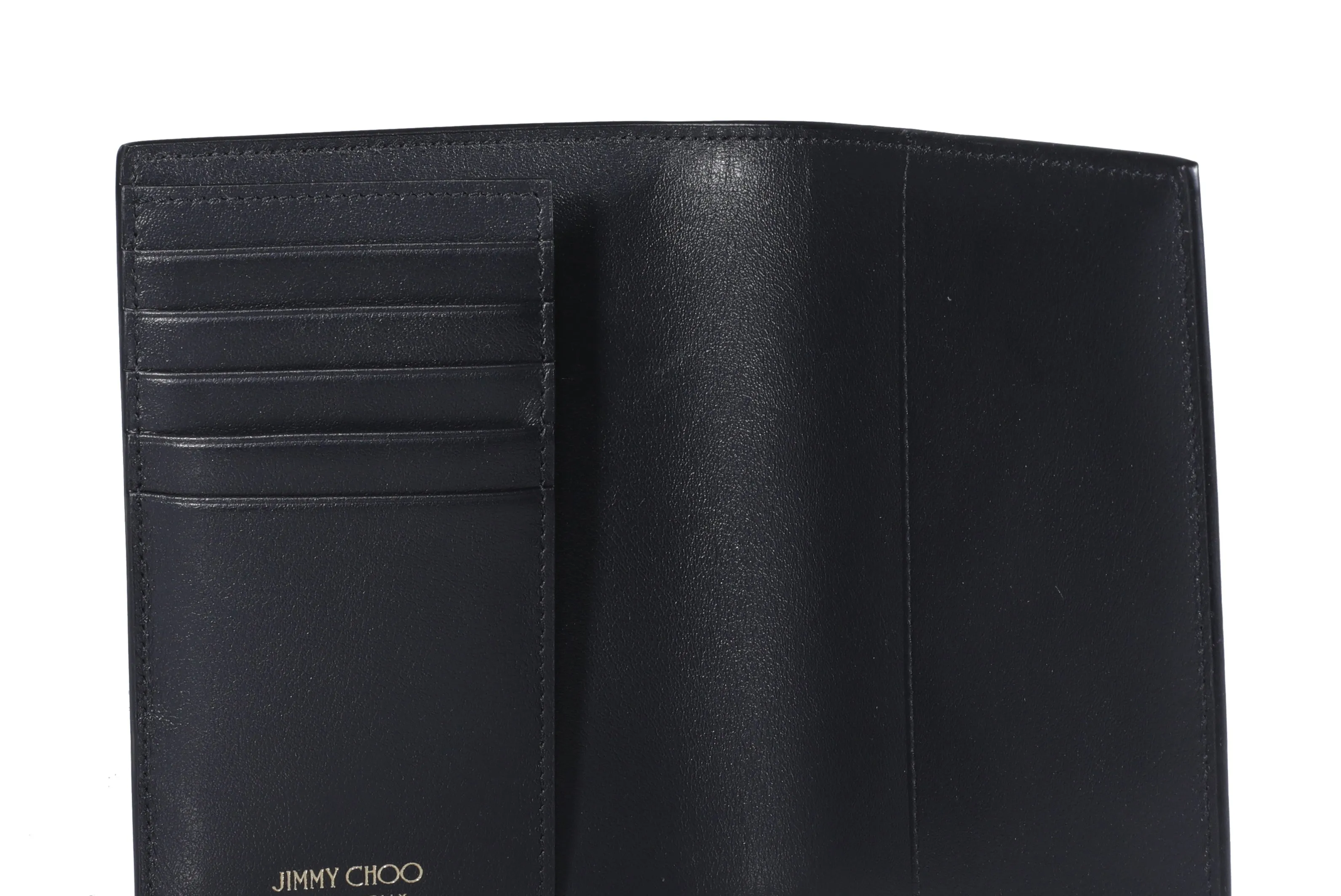 Jimmy Choo Allover Logo Bi-Fold Wallet