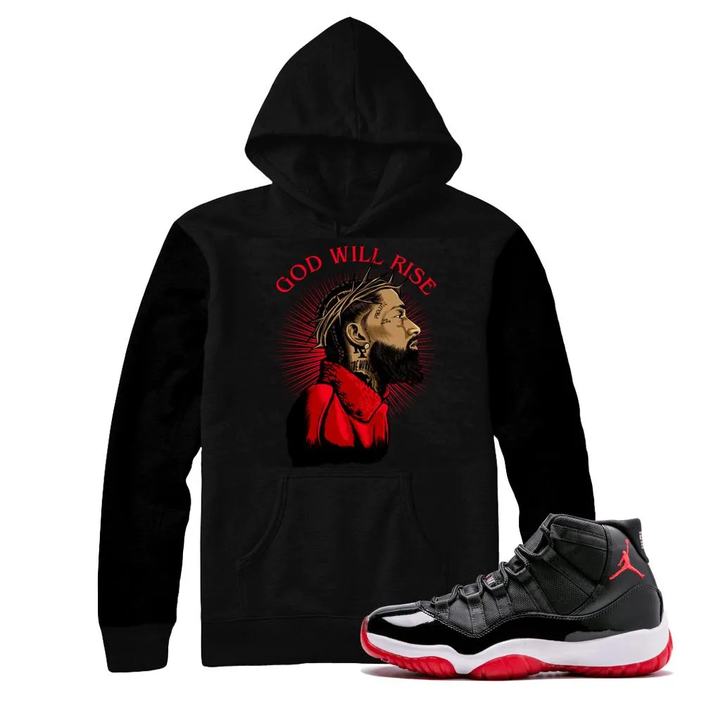 Jordan 11 Bred Nipsey Hoodie