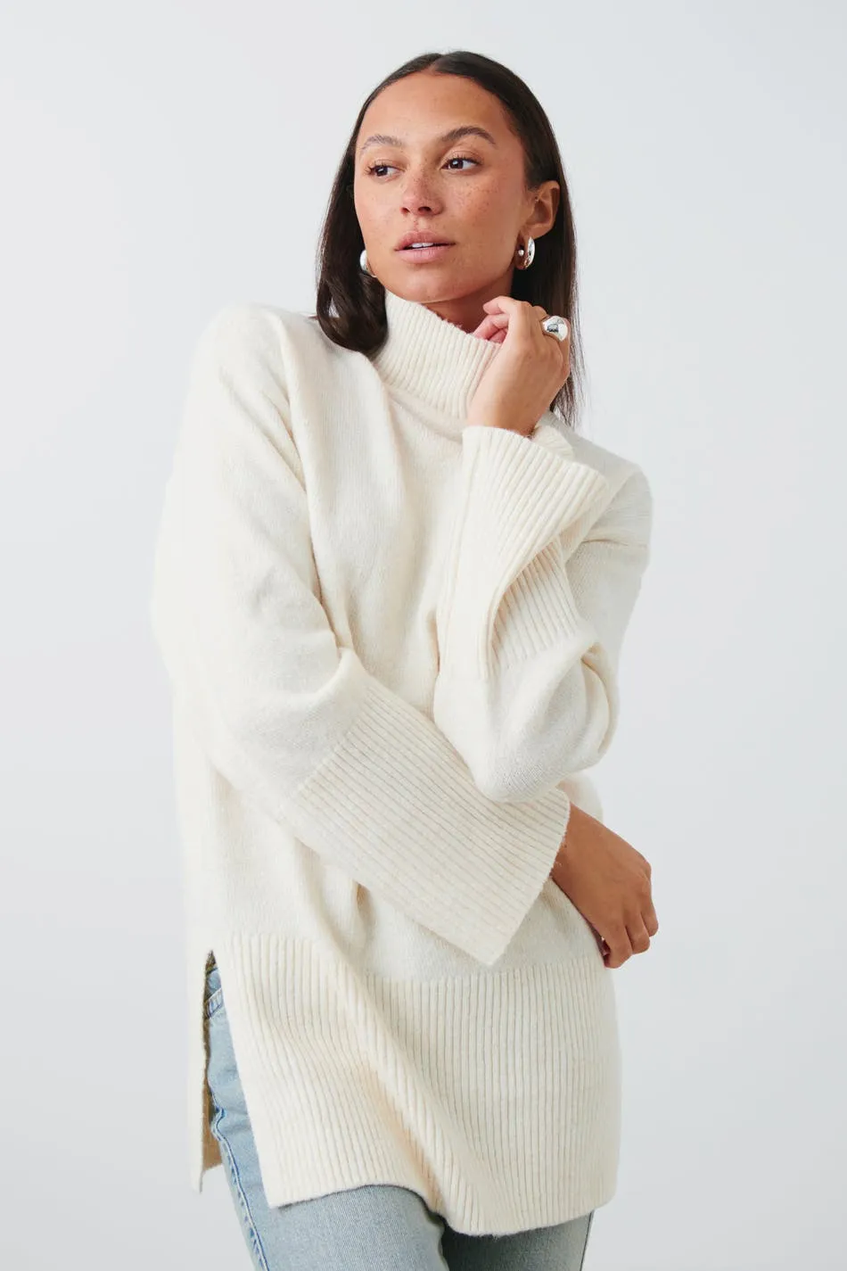 Knitted oversized sweater