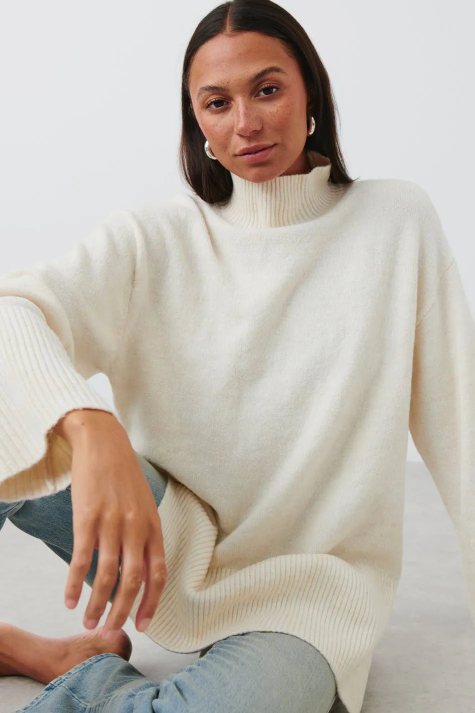 Knitted oversized sweater