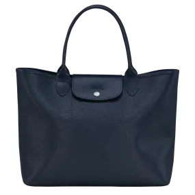 Le Pliage City L Tote bag Navy - Canvas