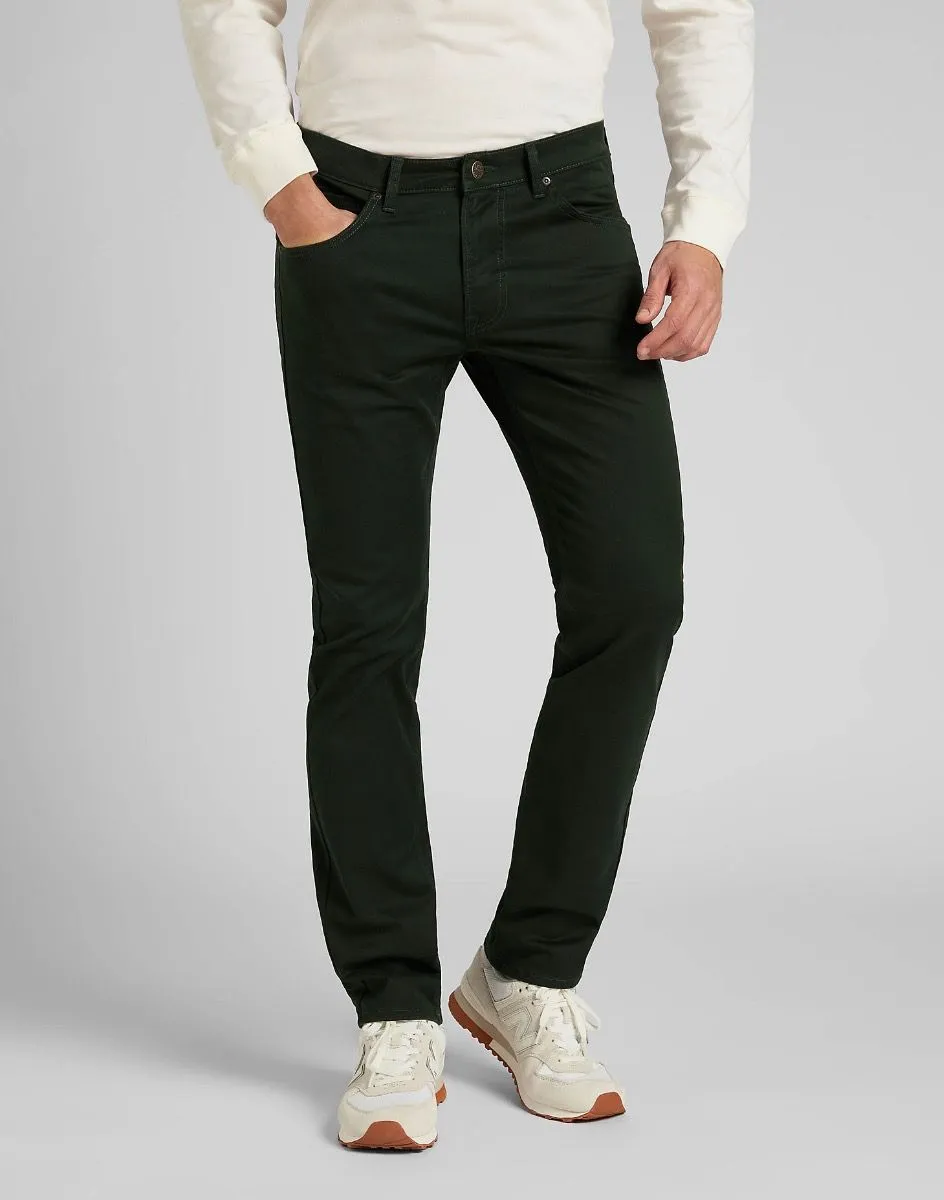 Lee Daren Zip Regular Straight Soft Fabric Jeans Kelp