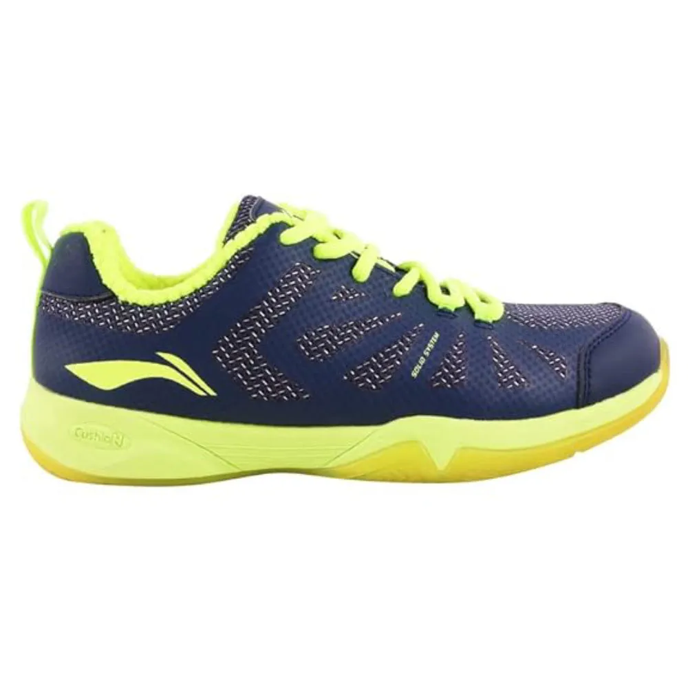 Li-Ning Men's Cloud Ace III Badminton Shoe (Navy/Lime)