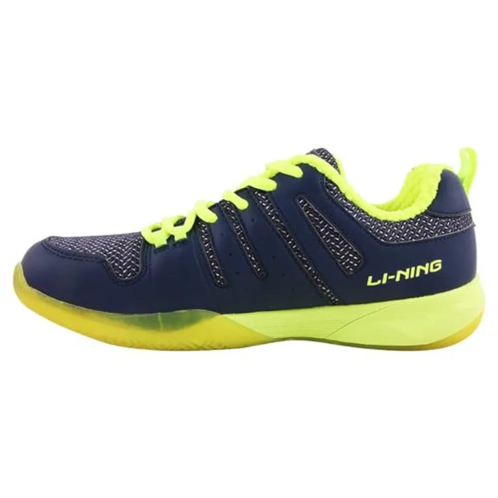 Li-Ning Men's Cloud Ace III Badminton Shoe (Navy/Lime)