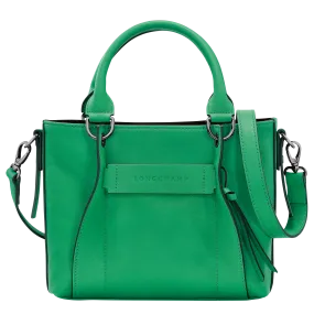 Longchamp 3D S Handbag Green - Leather