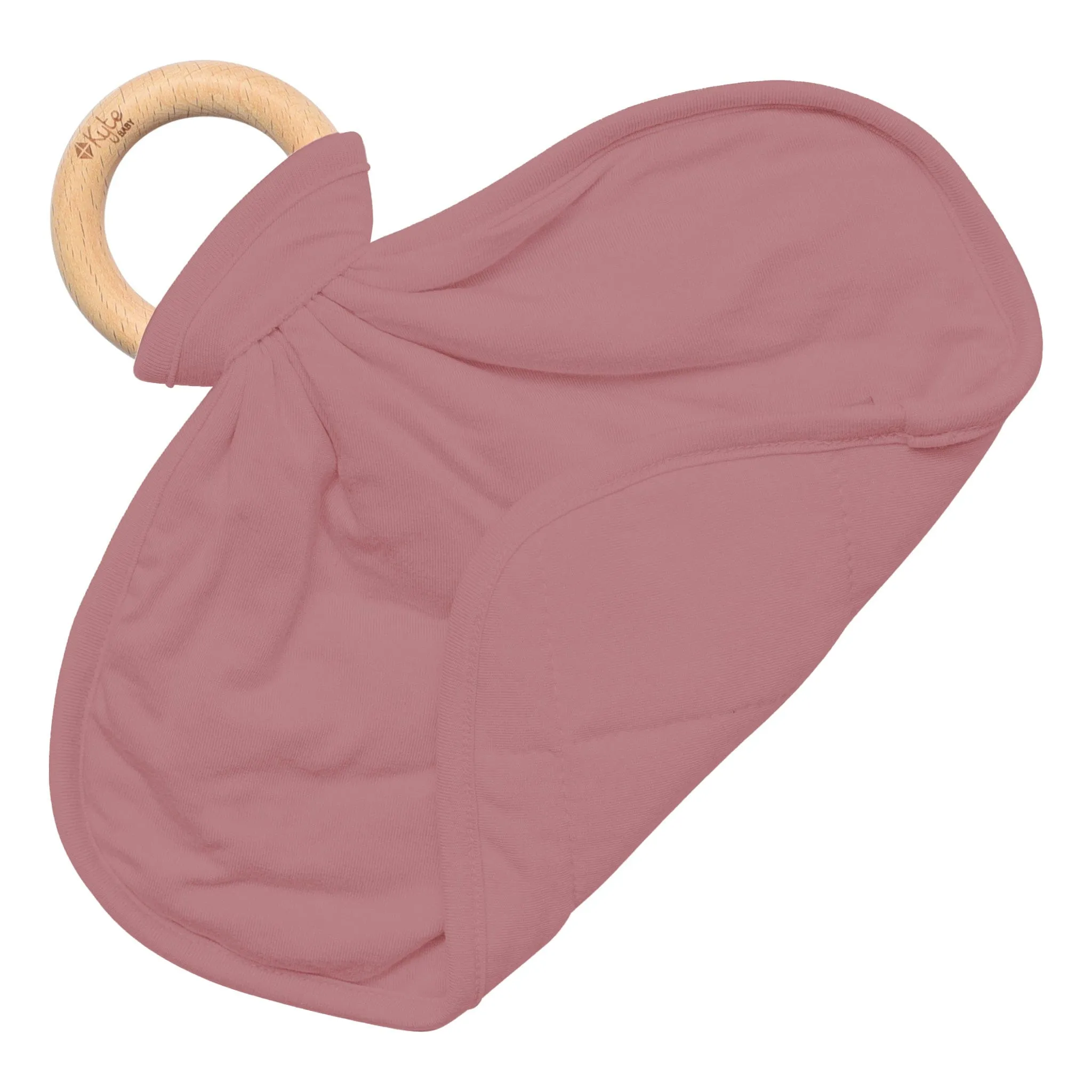 Lovey in Dusty Rose with Removable Teething Ring