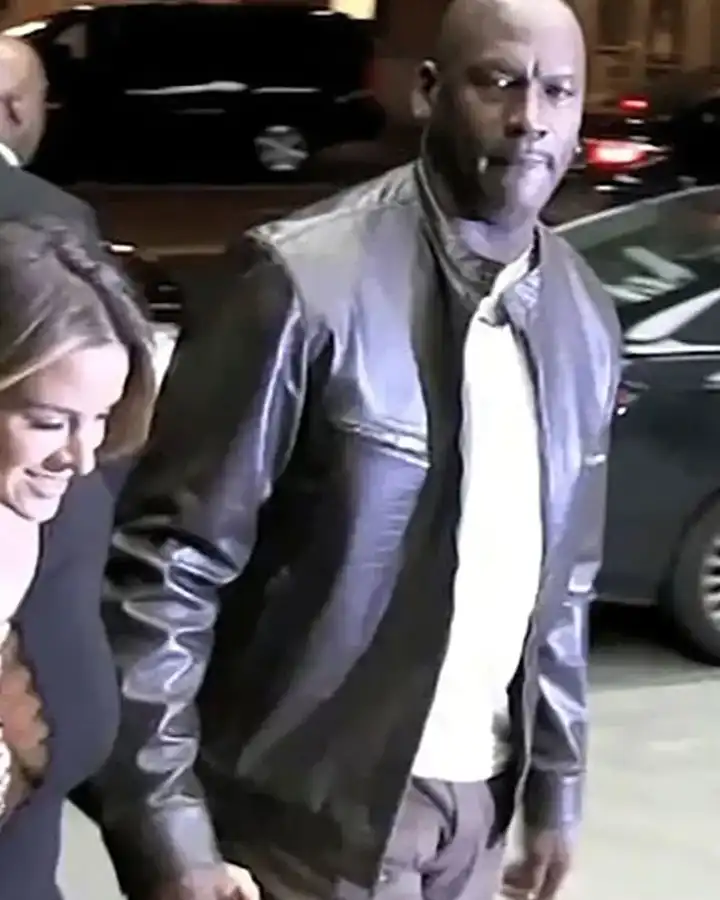 Michael Jordan Brown Leather Jacket - William Jacket