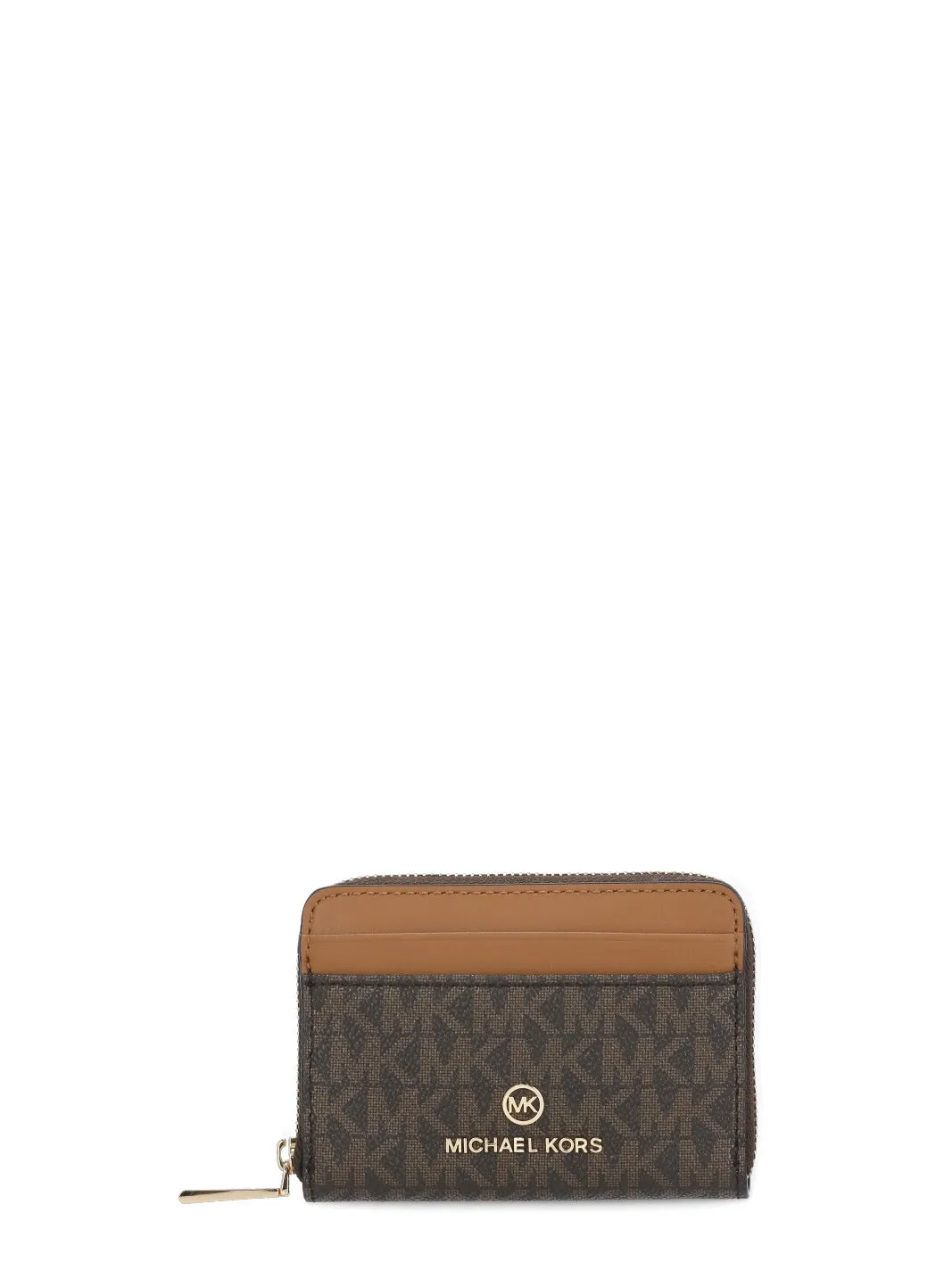 Michael Michael Kors Logo Plaque Zipped Wallet