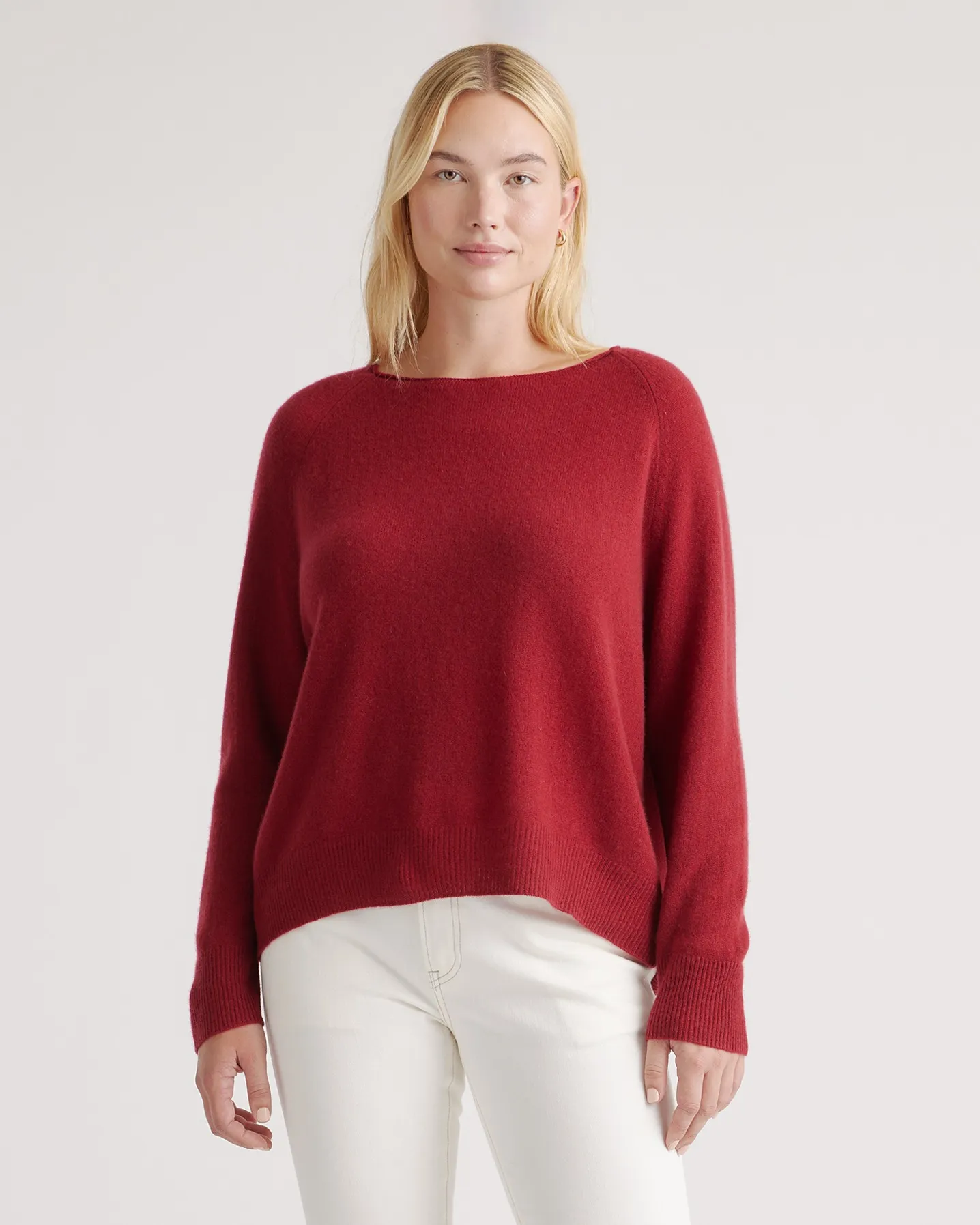 Mongolian Cashmere Boatneck Sweater