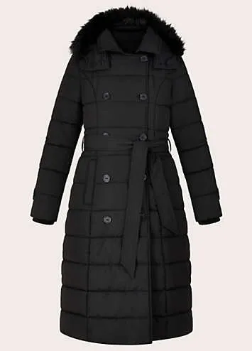 Monsoon Roxy Padded Belted Coat | Kaleidoscope