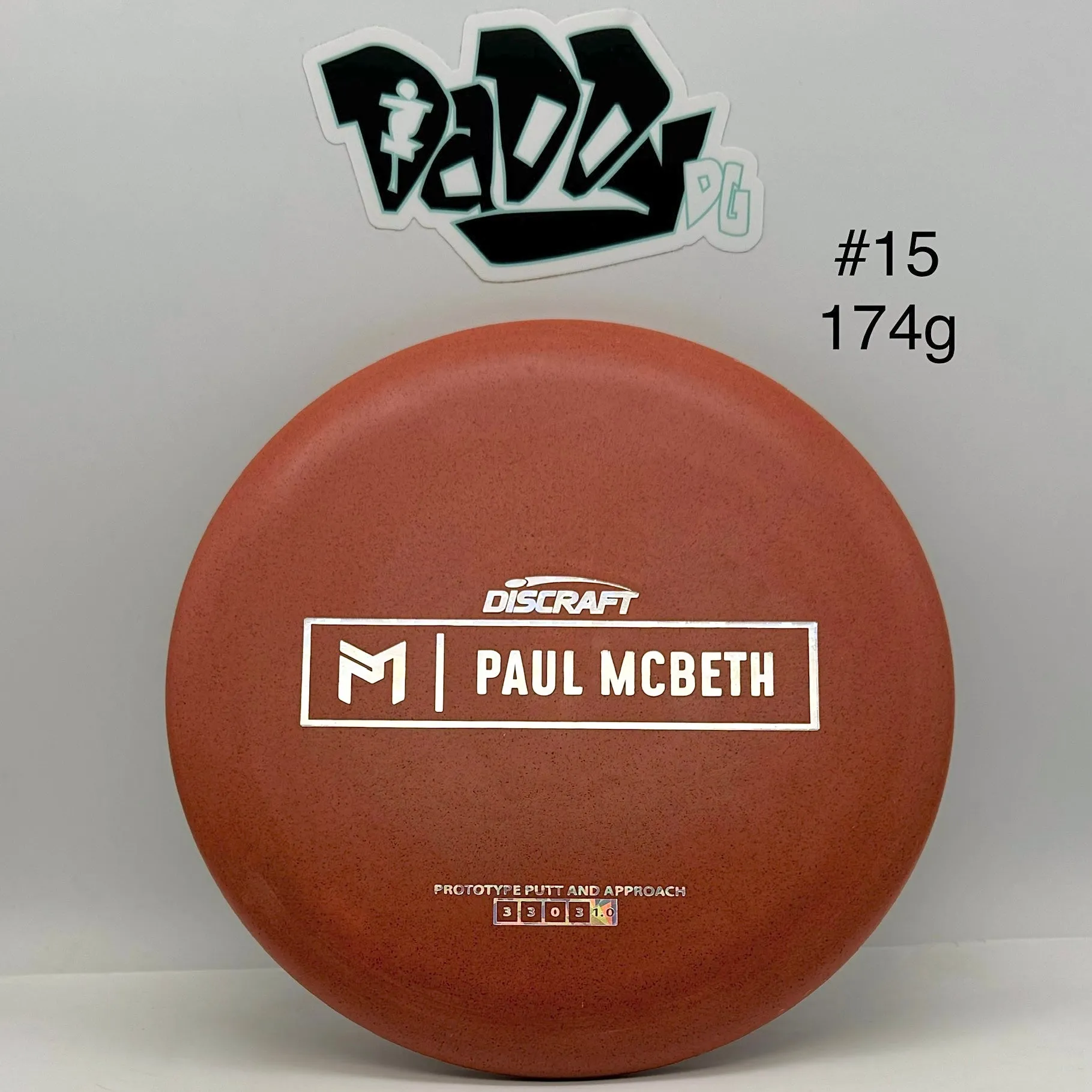 ****NEW Discraft Paul McBeth Kratos Prototype Putt & Approach