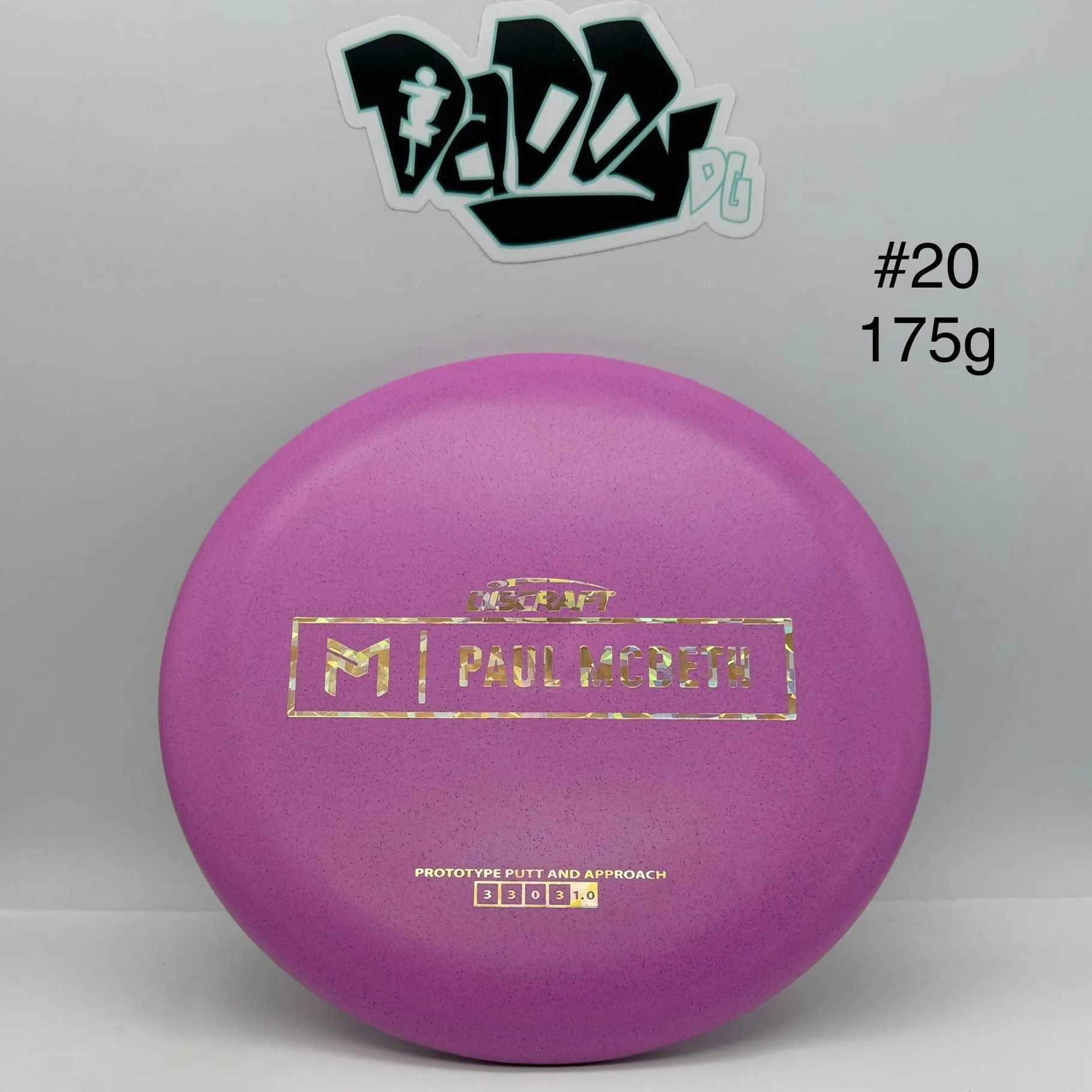 ****NEW Discraft Paul McBeth Kratos Prototype Putt & Approach