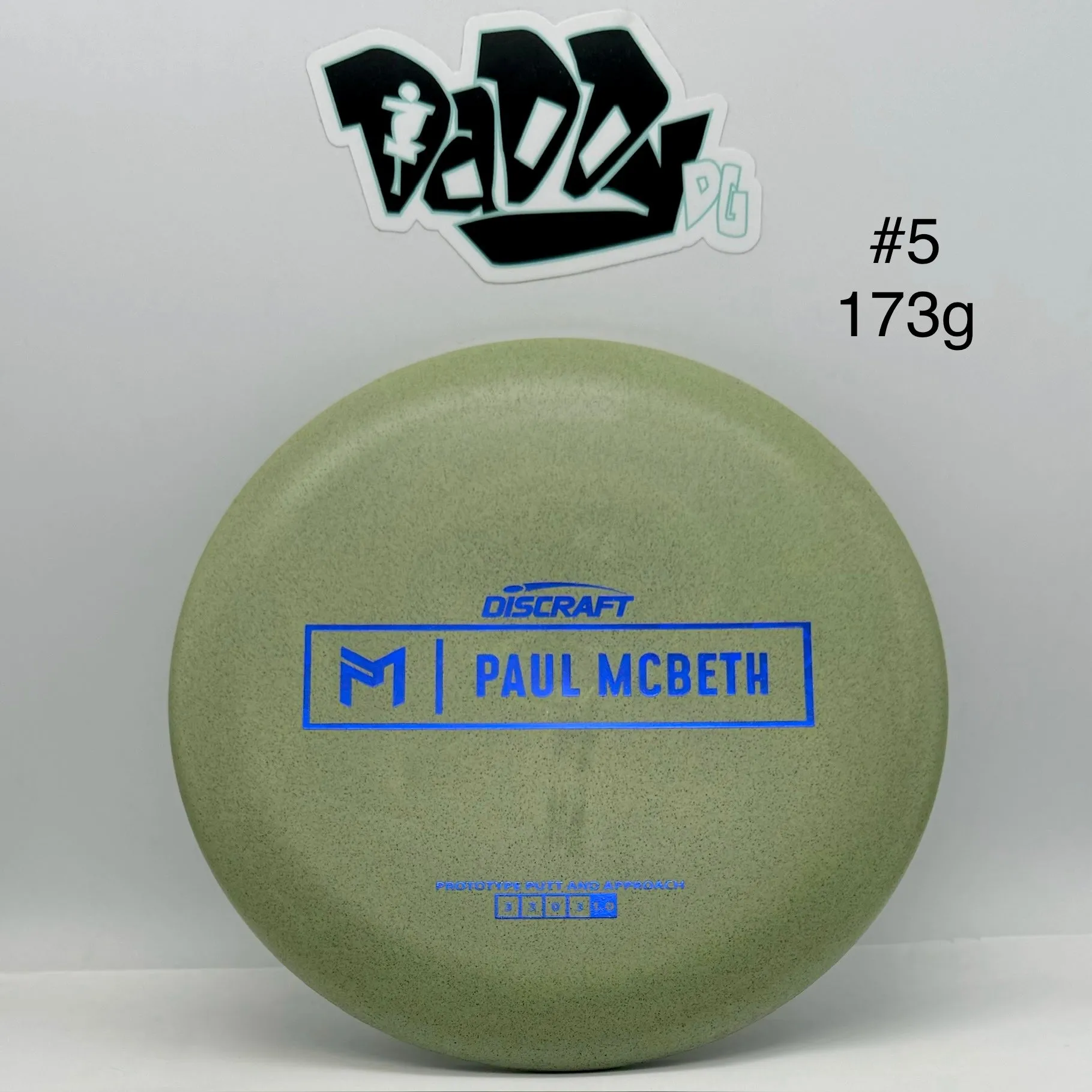 ****NEW Discraft Paul McBeth Kratos Prototype Putt & Approach