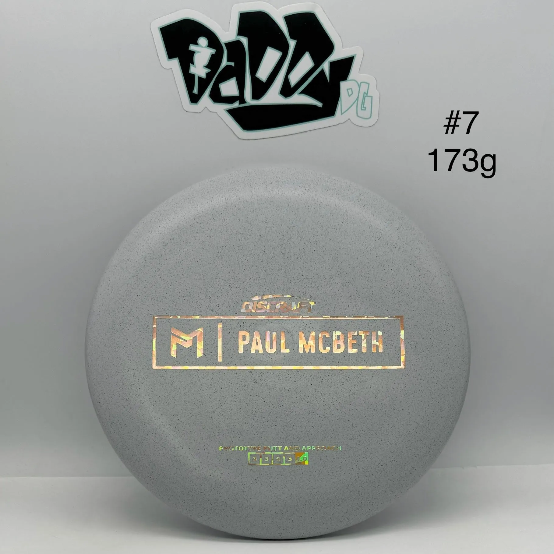 ****NEW Discraft Paul McBeth Kratos Prototype Putt & Approach