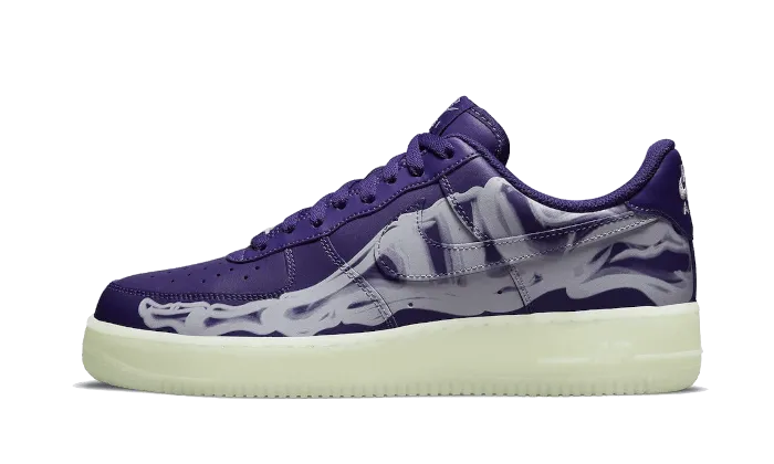 Nike Air Force 1 Low Purple Skeleton Halloween (2021)