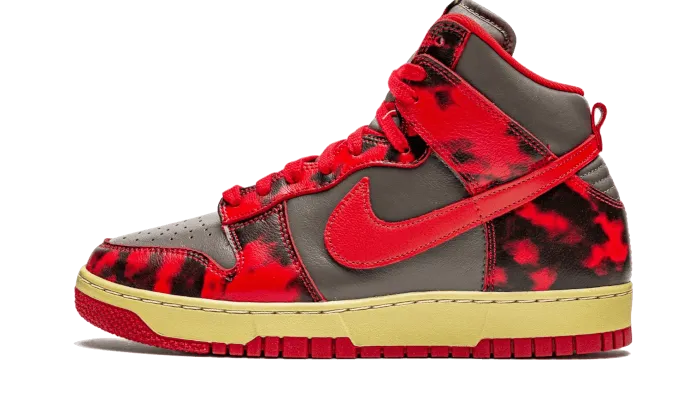 Nike Dunk High 1985 Red Acid Wash