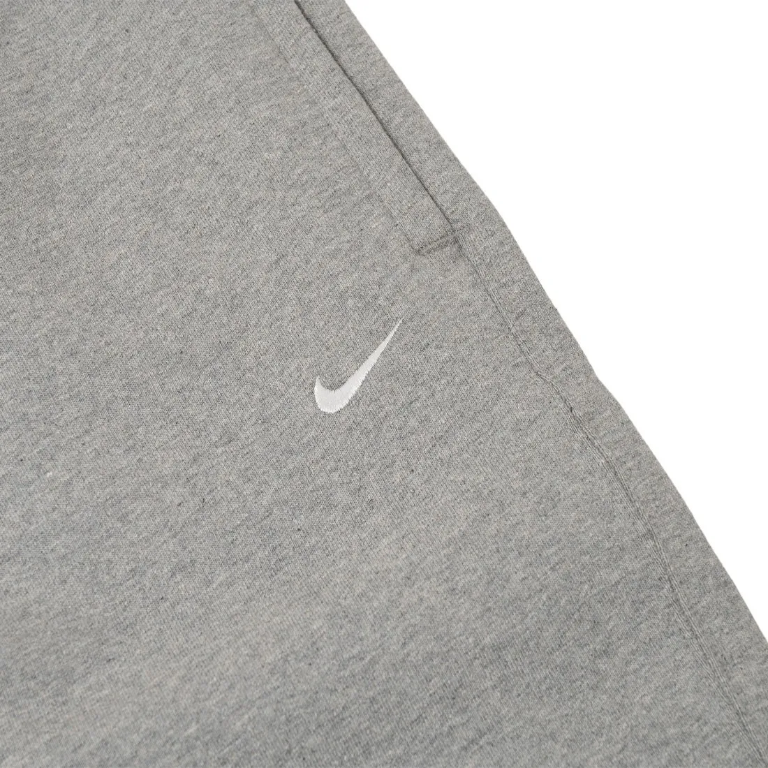 Nike Men Solo Swoosh Pants (dk grey heather / white)