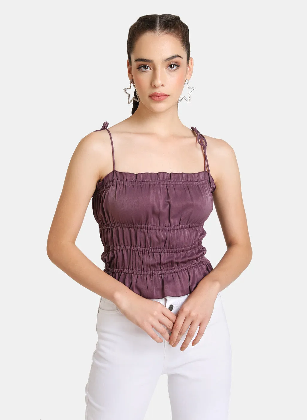 Noodle Strap Crop Top