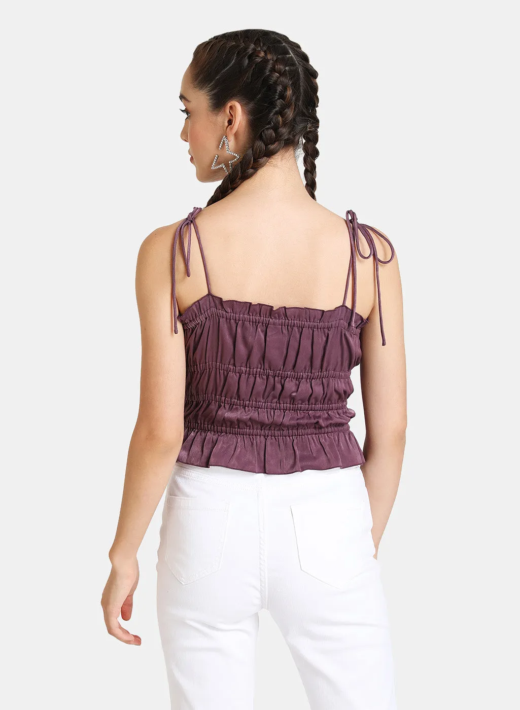 Noodle Strap Crop Top