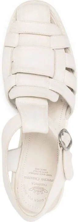 Officine Creative Calixte 045 caged sandals Neutrals