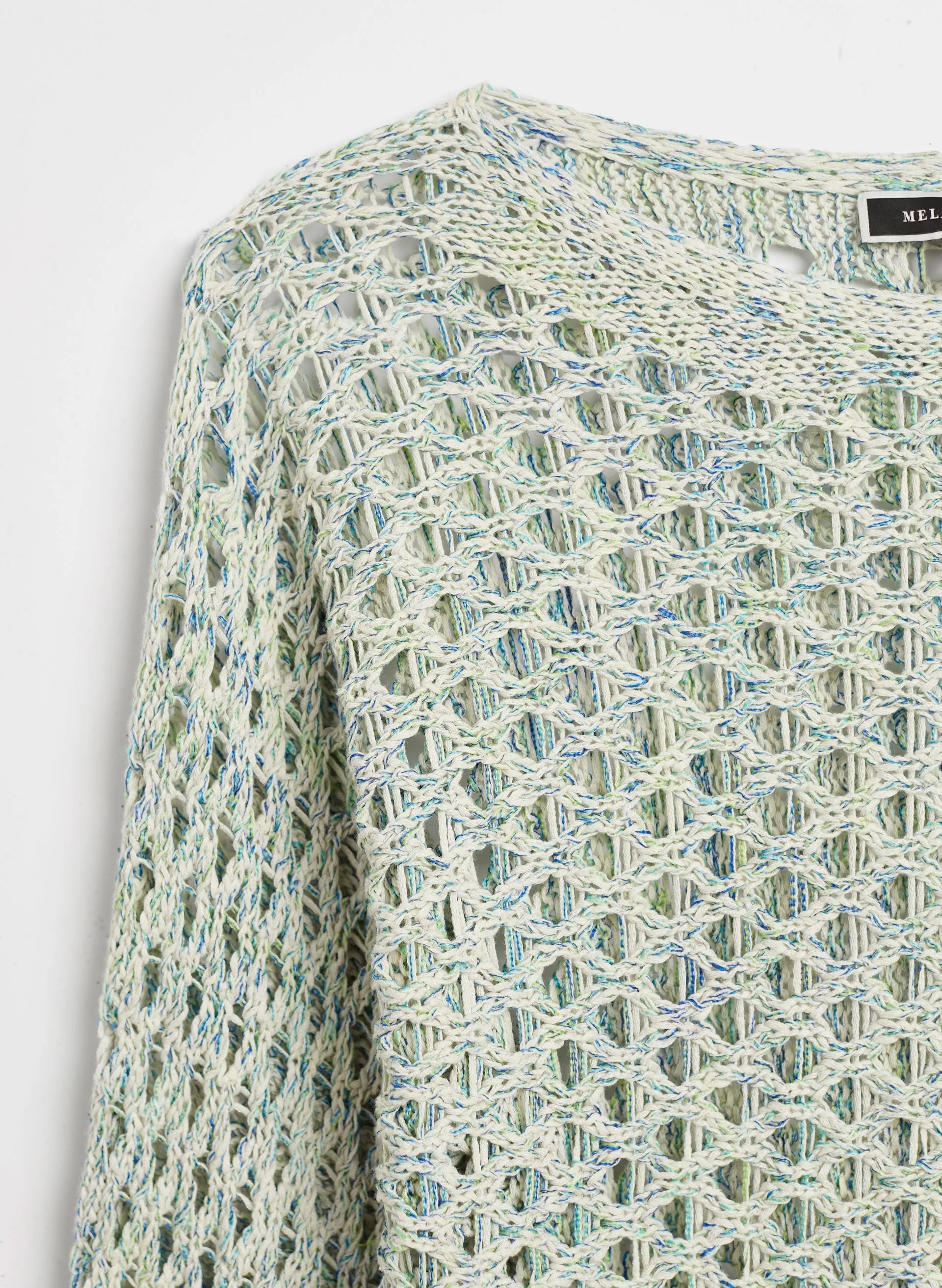 Open Weave Knit Sweater