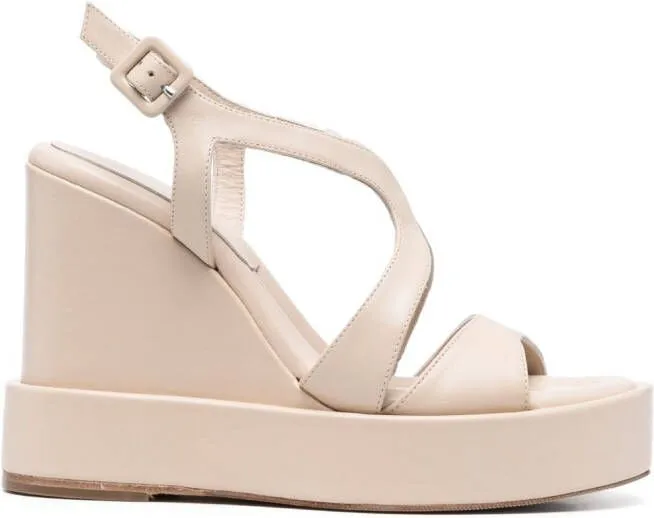 Paloma Barceló 130mm open-toe sandals Neutrals