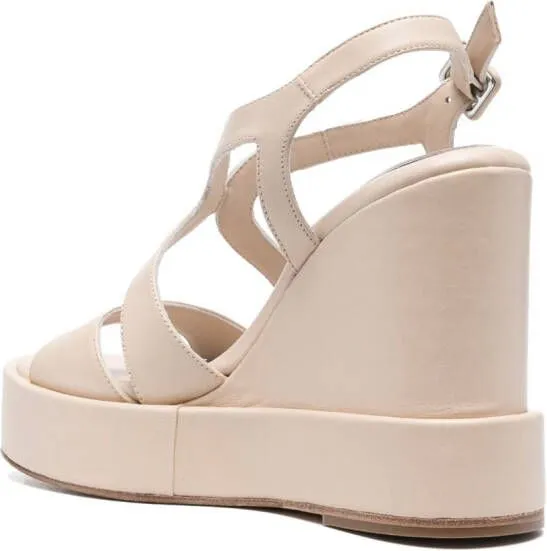 Paloma Barceló 130mm open-toe sandals Neutrals