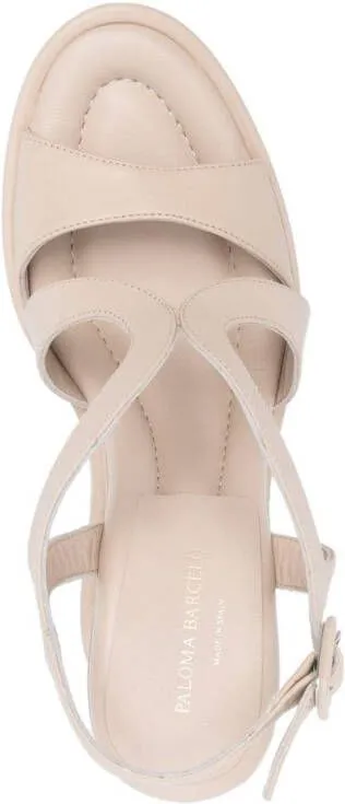 Paloma Barceló 130mm open-toe sandals Neutrals