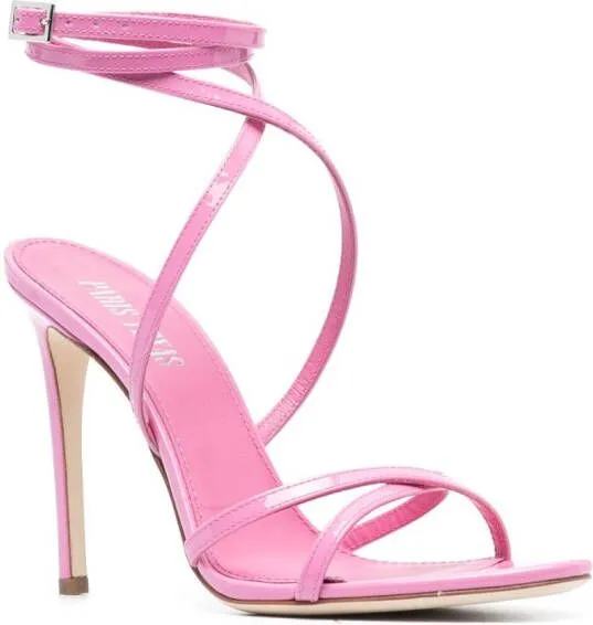 Paris Texas 110mm lace-up sandals Pink