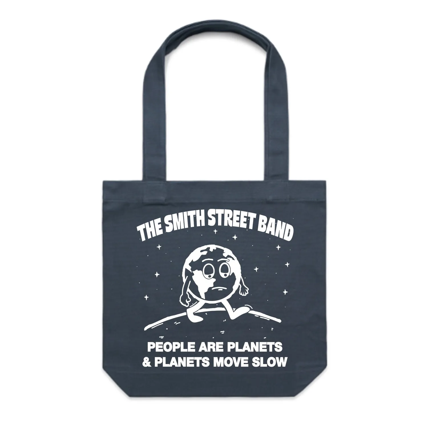 People Are Planets Tote Bag (Petrol Blue) + Download