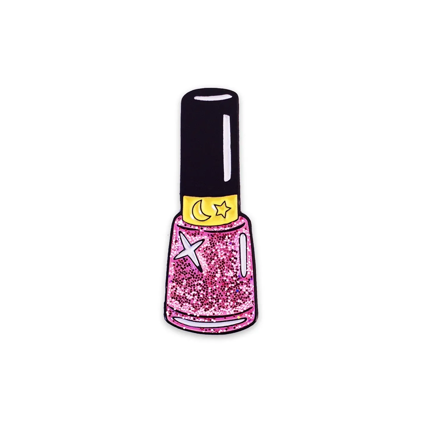 Pink Moon Sparkle Nail Polish Pin