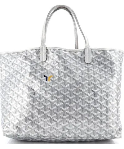 Pre-owned Goyard Pm Saint Louis Tote Precious Metals Coated Canvas