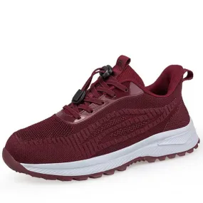 Red weave pattern texture casual shoe sneaker