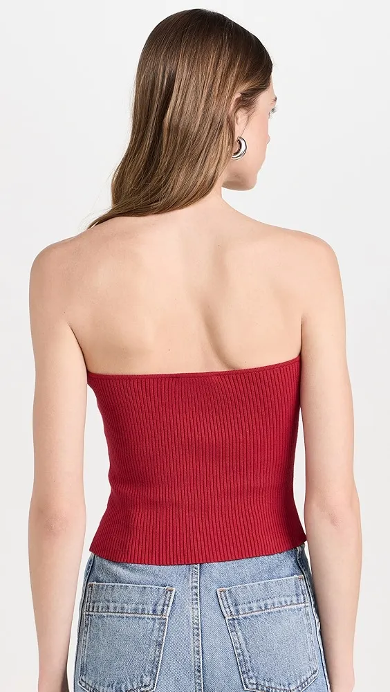 Reformation   Jenni Strapless Sweater 