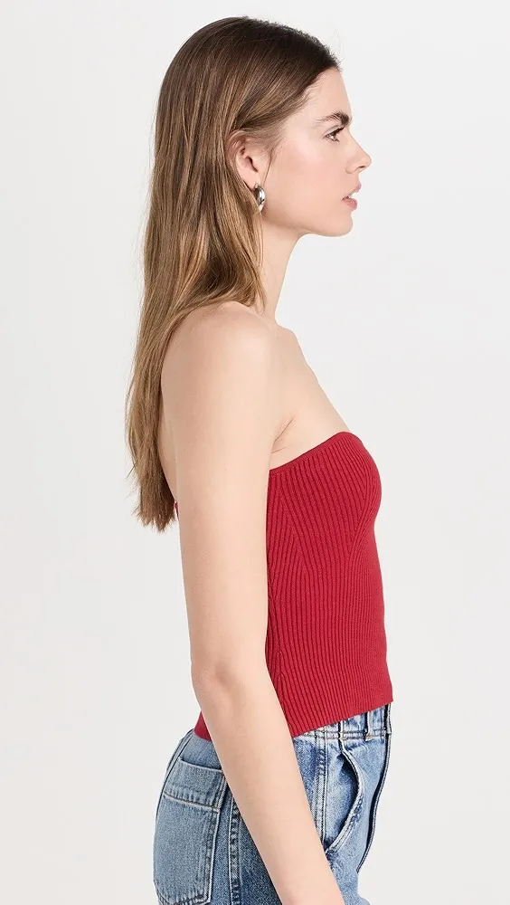 Reformation   Jenni Strapless Sweater 