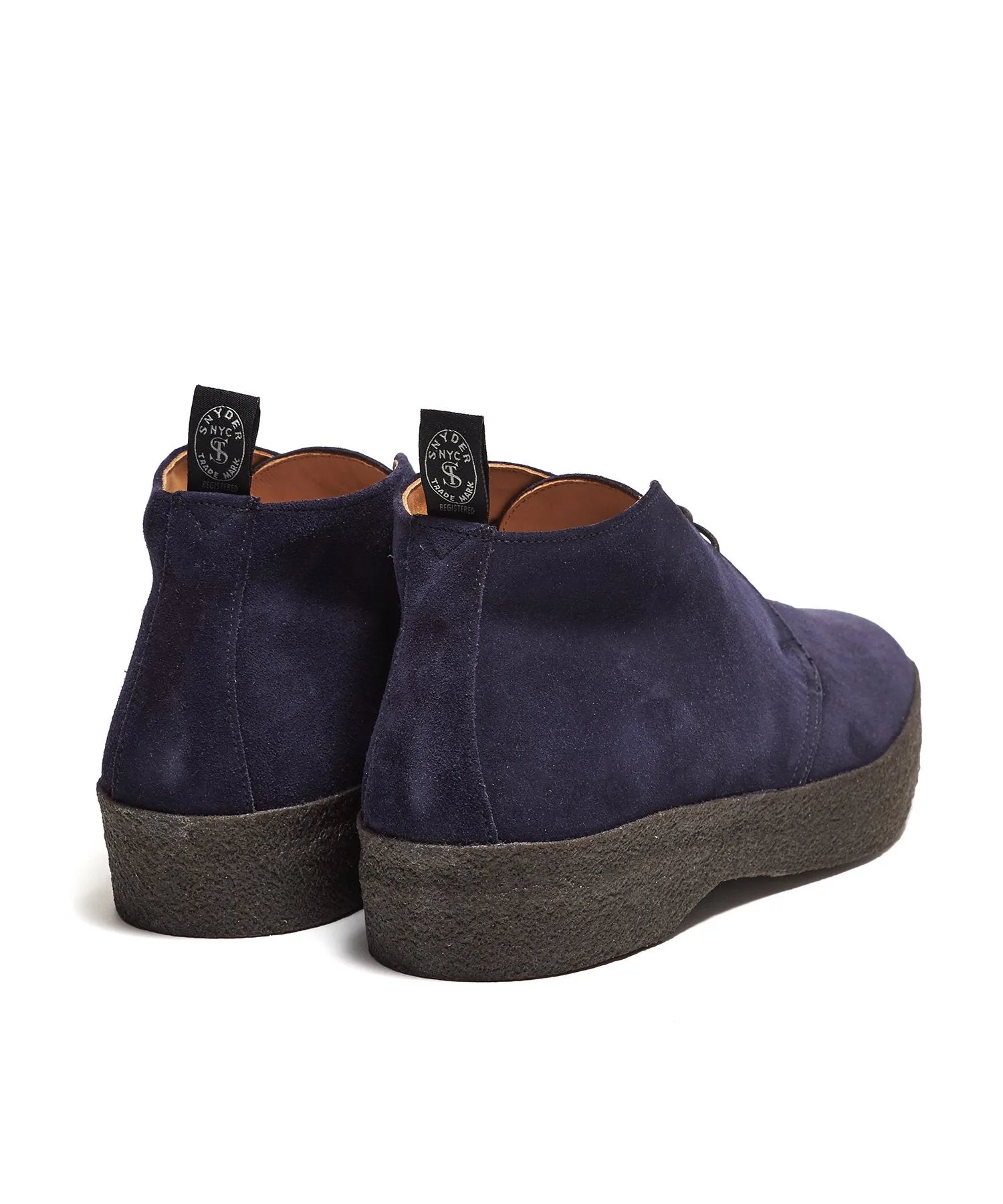 Sanders Chukka Boot in Navy Suede