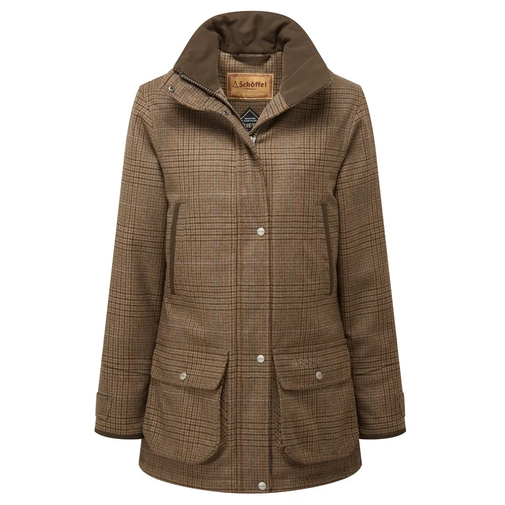 Schoffel Ladies Ptarmigan Tweed Shooting Coat