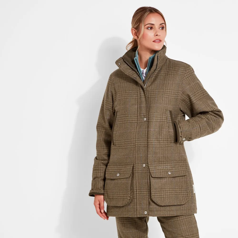 Schoffel Ladies Ptarmigan Tweed Shooting Coat