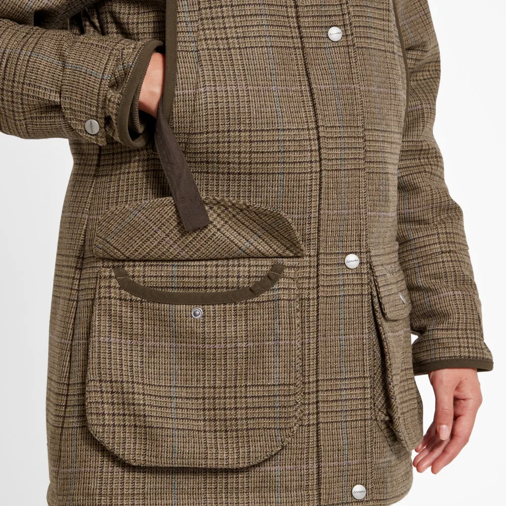 Schoffel Ladies Ptarmigan Tweed Shooting Coat