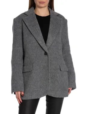 SECOND FEMALE BLAZER SERA GREY MELANGE