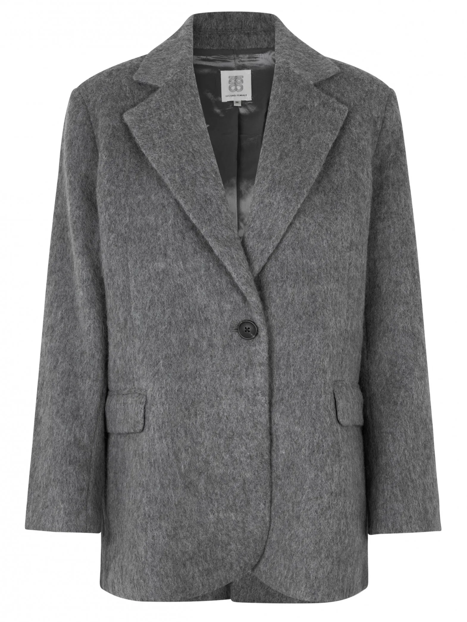 SECOND FEMALE BLAZER SERA GREY MELANGE