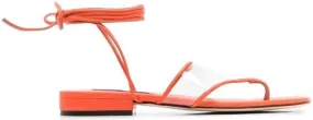 Sergio Rossi Sr Lunettes open-toe sandals Orange