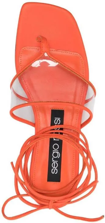 Sergio Rossi Sr Lunettes open-toe sandals Orange