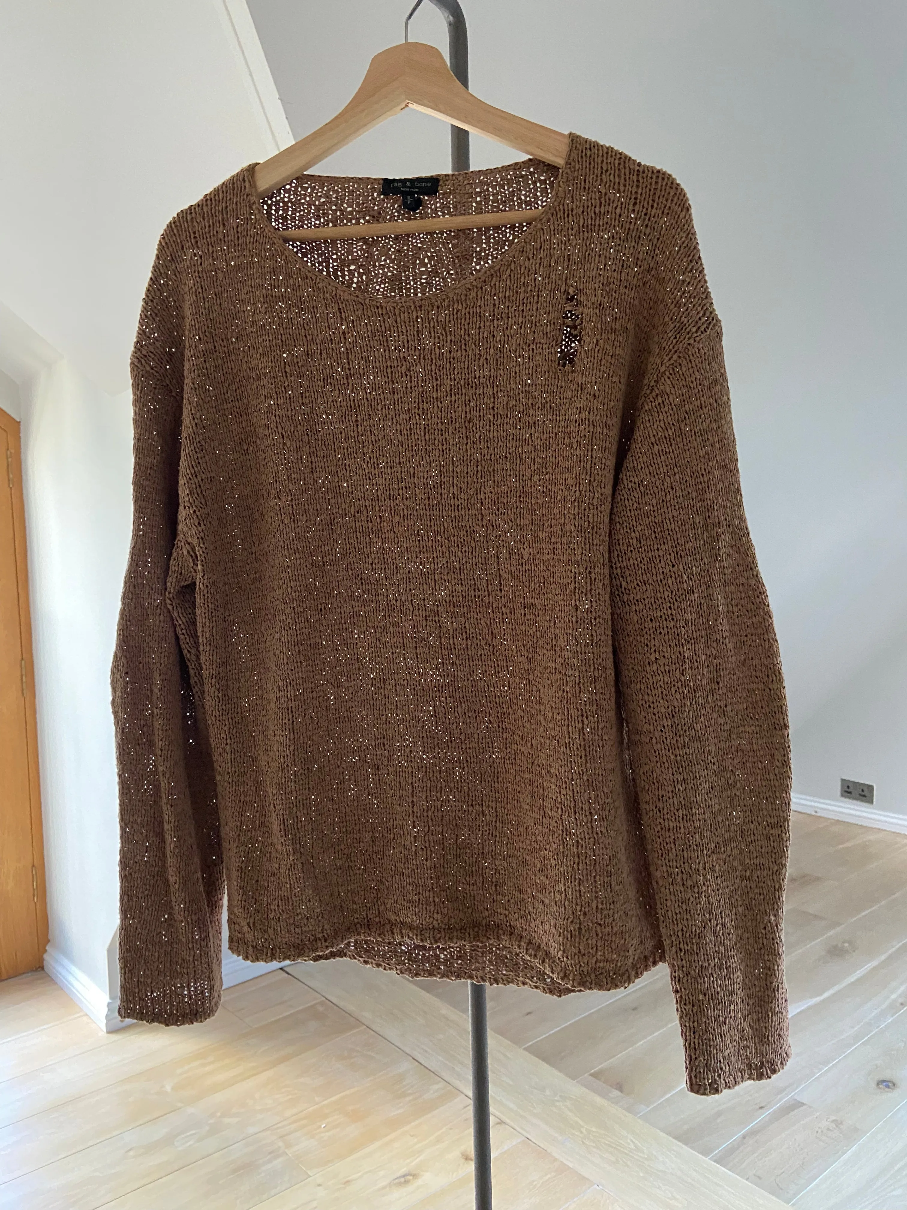 SIENNA MILLER RAG & BONE DECONSTRUCTED SWEATER RRP 395 Sold Out