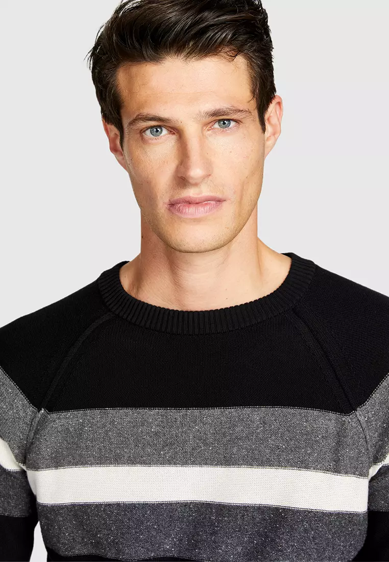 Sisley Sweater with Stripes