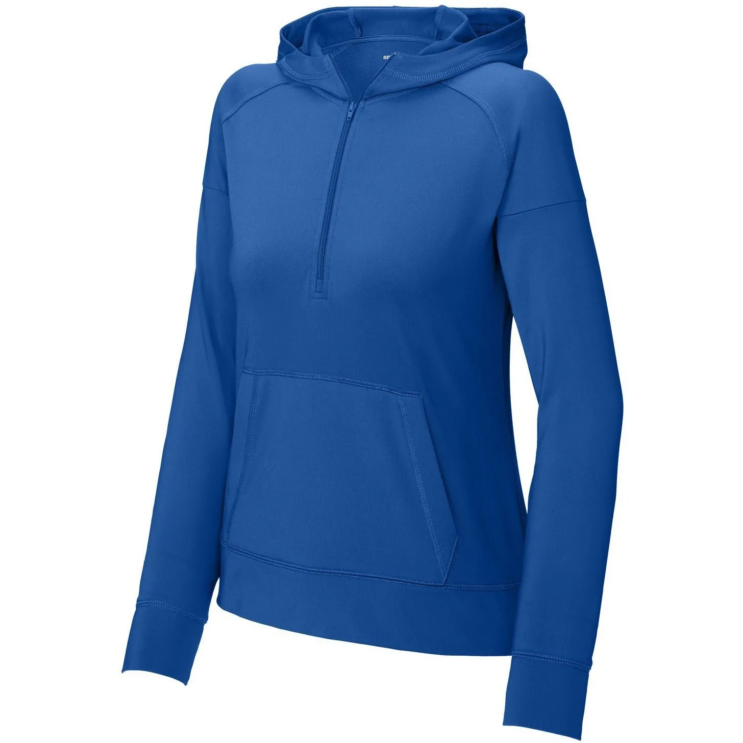 Sport-Tek Ladies Sport-Wick Stretch 1/2-Zip Hoodie