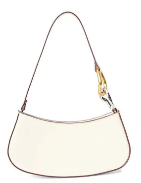 STAUD Women's Ollie Leather Shoulder Handbag - Cream